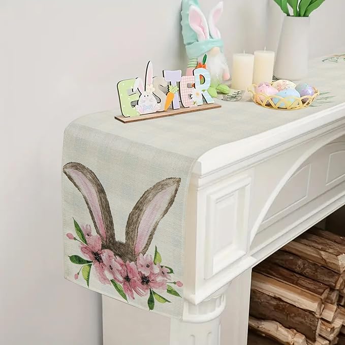 Happy Easter Rabbit Ear Runner