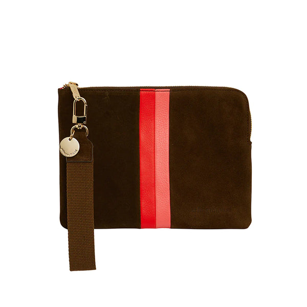 Paige Clutch Stripe