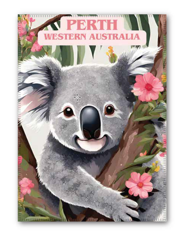 Tea Towel Microfibre Koala