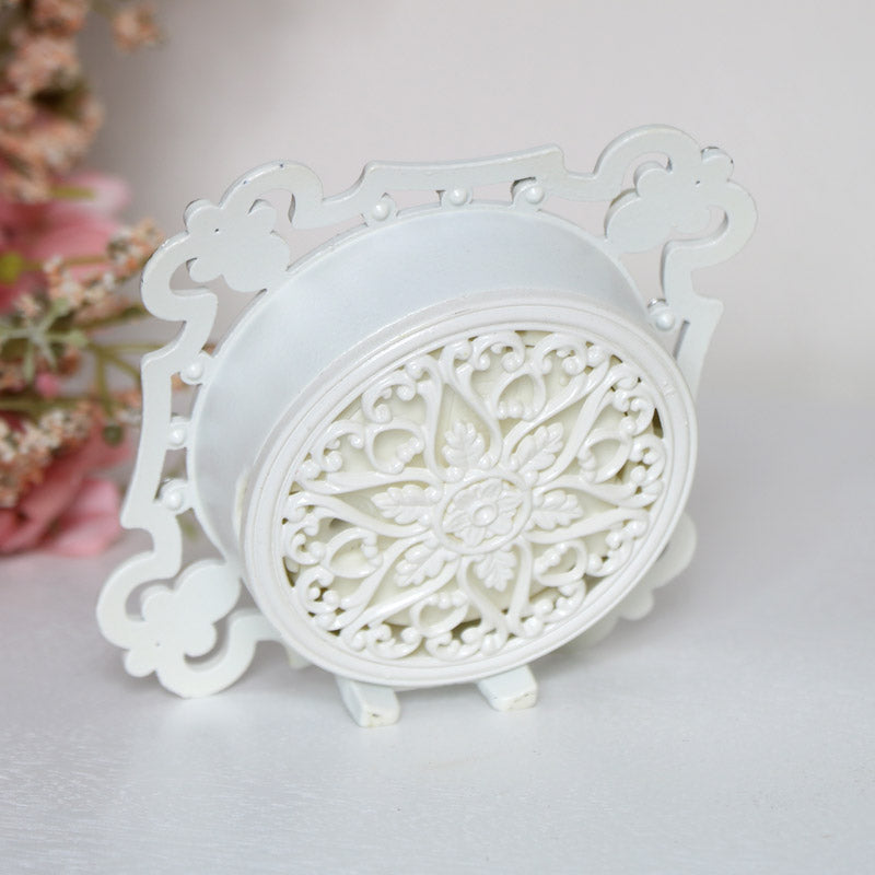 Mantle Clock Small White Face