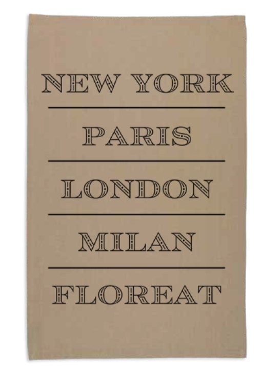 Tea Towel Beige New York