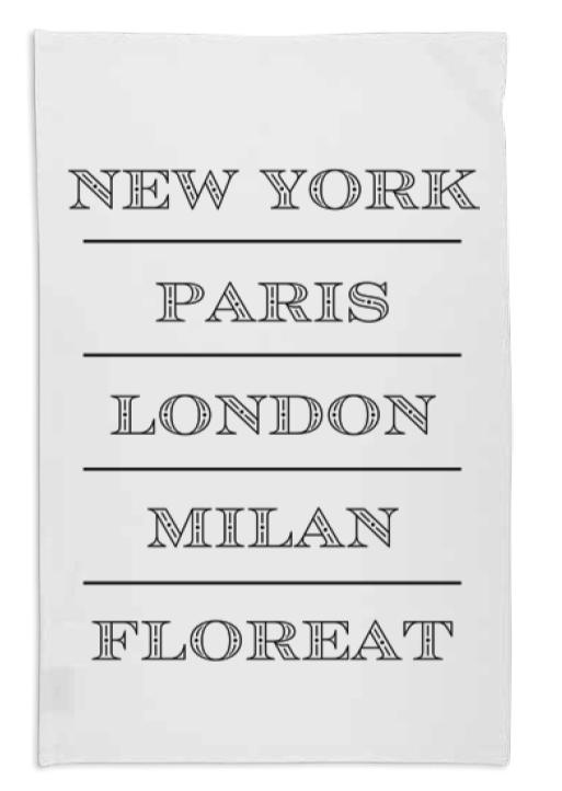 Tea Towel Beige New York