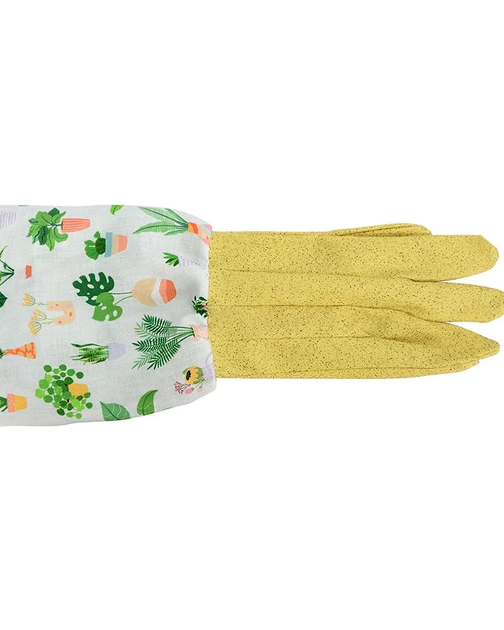 Linen Long Sleeve Garden Gloves