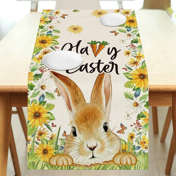 Rabbit Easter Table Runner