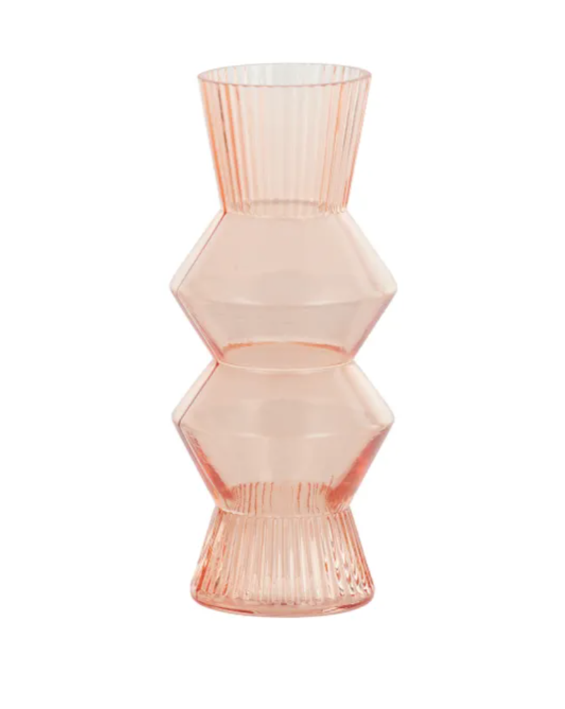 Solana Glass Vase Pink