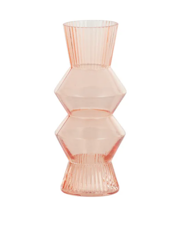 Solana Glass Vase Pink