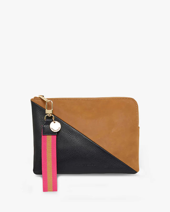 Paige Clutch Stripe